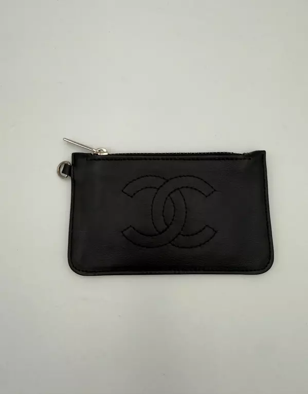 CHANEL Lamb Leather Coin Purse/Card Holder