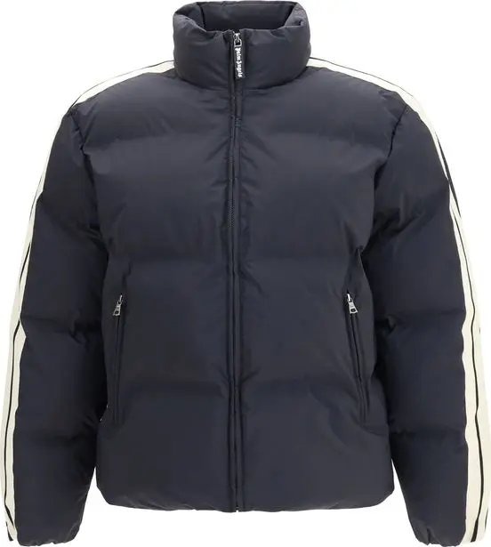Black Polyamide Full-Length Jacket