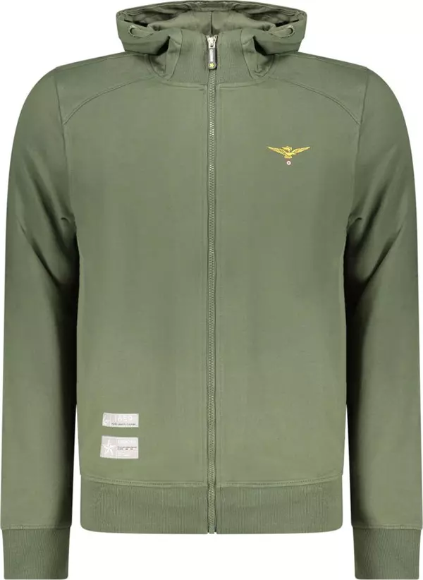 Blue Cotton Mens Hoodie