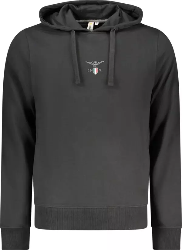 Blue Cotton Men's Hoodie