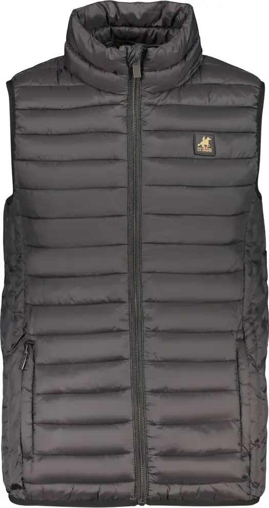 Nero Poliestere Men Gilet