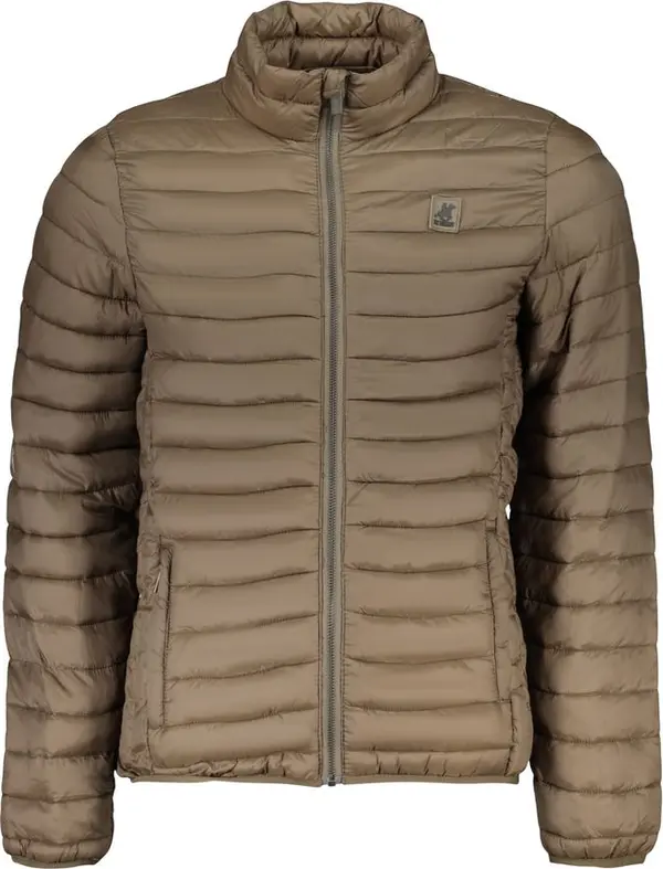 Brown Polyester Men's Jacket