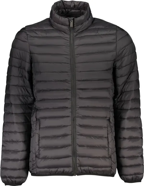 Black Polyamide Men's Jacket