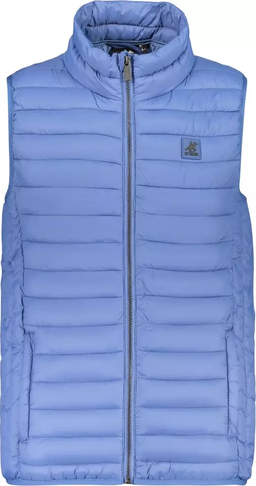 Blu Poliammide Men Vest