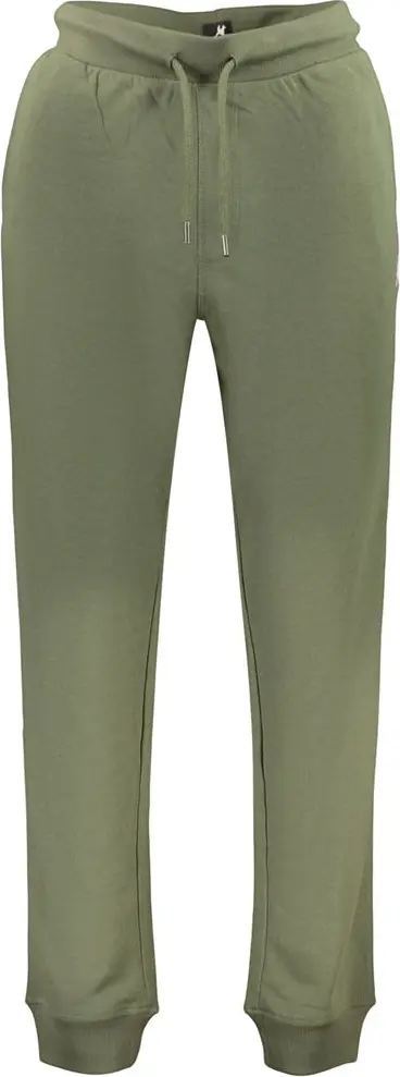 Green Cotton Menswear Trouser