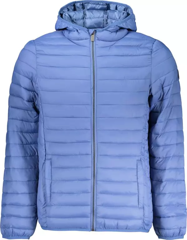 Blu Polyamide Mens Jacket
