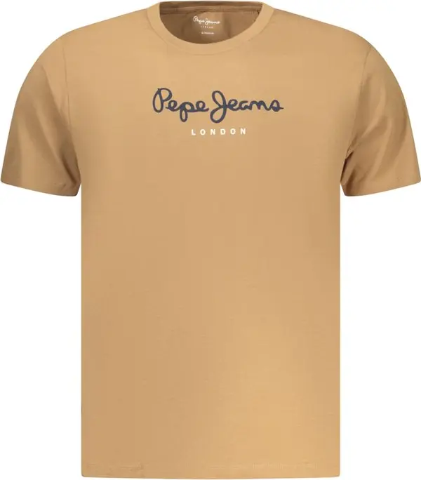 Marrone Cotton Men T-Shirt