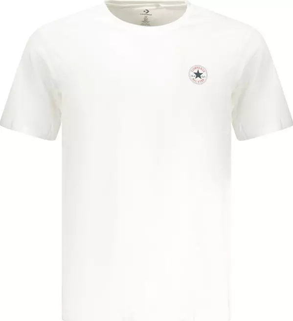 White Cotton Men T-Shirt
