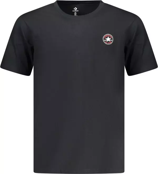 Black Cotton Men T-Shirt