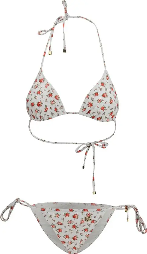 White Nylon Bikini