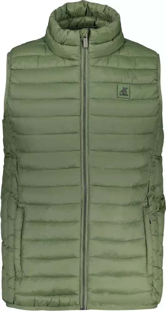 Blue Polyester Men's Vest