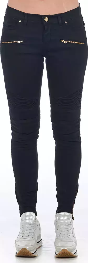 Black Cotton Women Jeans