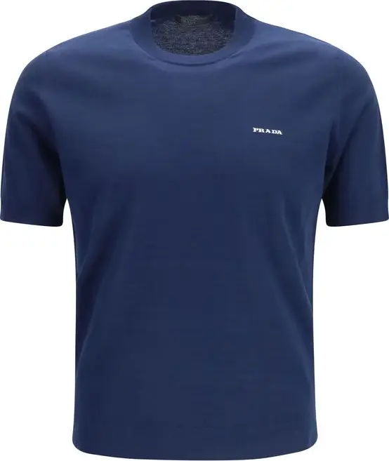 Blue Cotton T-Shirt