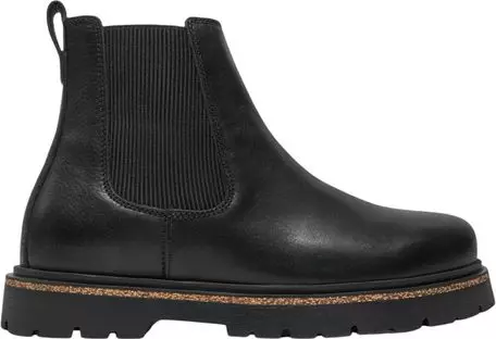 Black Leather Ankle Boots