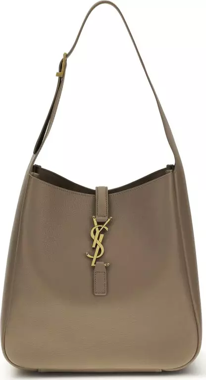 Gray Calf Leather Bos Taurus Shoulder Bag