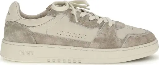 Gray Calf Leather Bos Taurus Low Top Sneakers