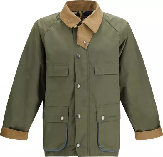 Bicolor Cotton Coat