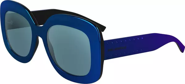 Blue Injected Sunglasses