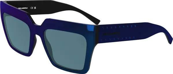 Blue Injected Sunglasses