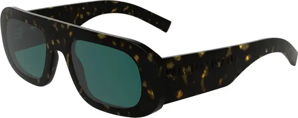Brown Injected Sunglasses
