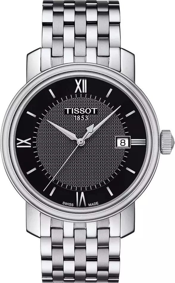 Gray Stainless Steel Dress Watch