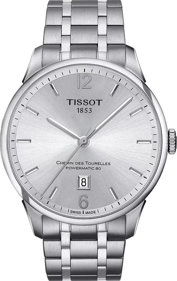 Gray Stainless Steel Dress Watch