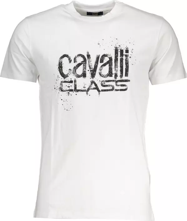 White Cotton Men T-Shirt