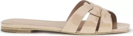 Multicolor Calf Leather Bos Taurus Flat Sandals