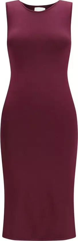 Purple Silk Long Dress