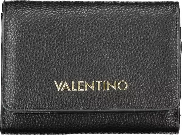 Black Polyurethane Women's Wallet