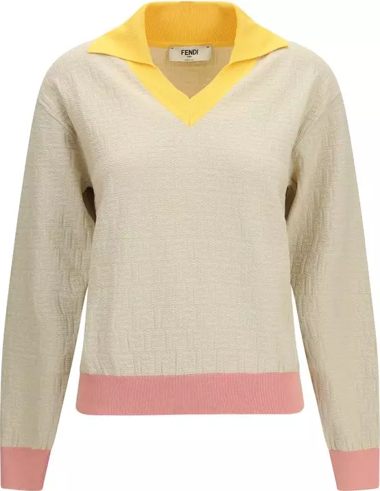 Beige Cotton Sweatshirt