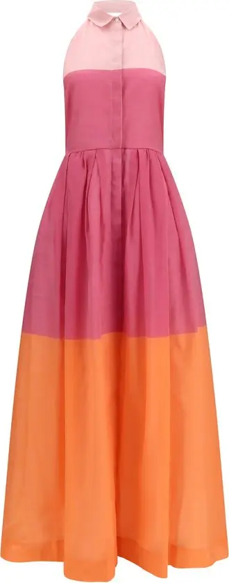 Multicolor Cotton Casual Dress