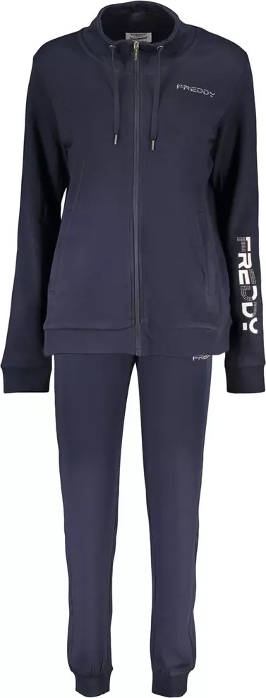Blue Cotton Womens Sweatshirt