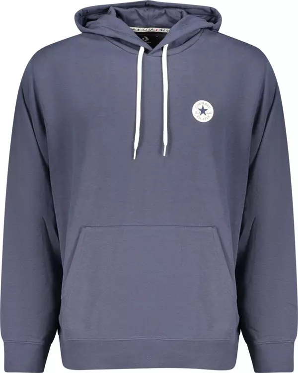 Blue Cotton Men's Hoodie