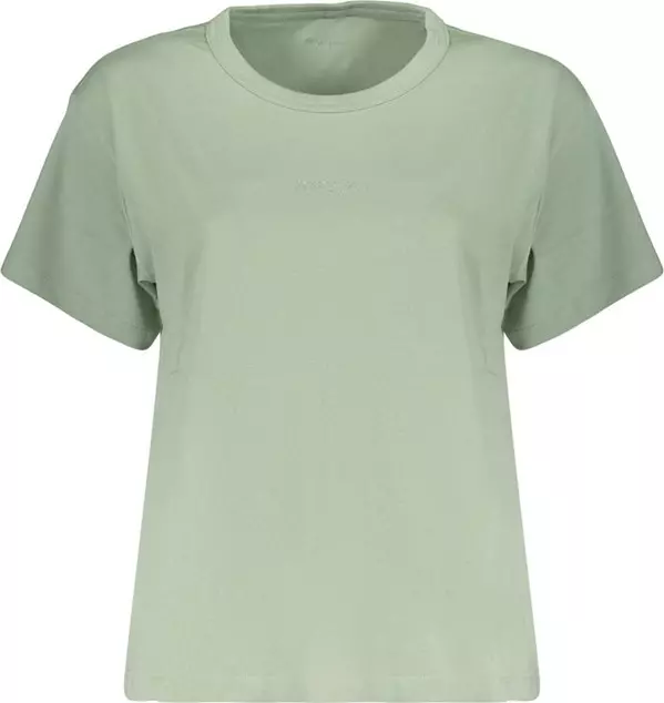 Green Cotton Women's T-Shirt