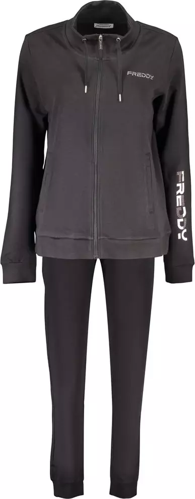 Black Cotton Women's Sweatshirt
