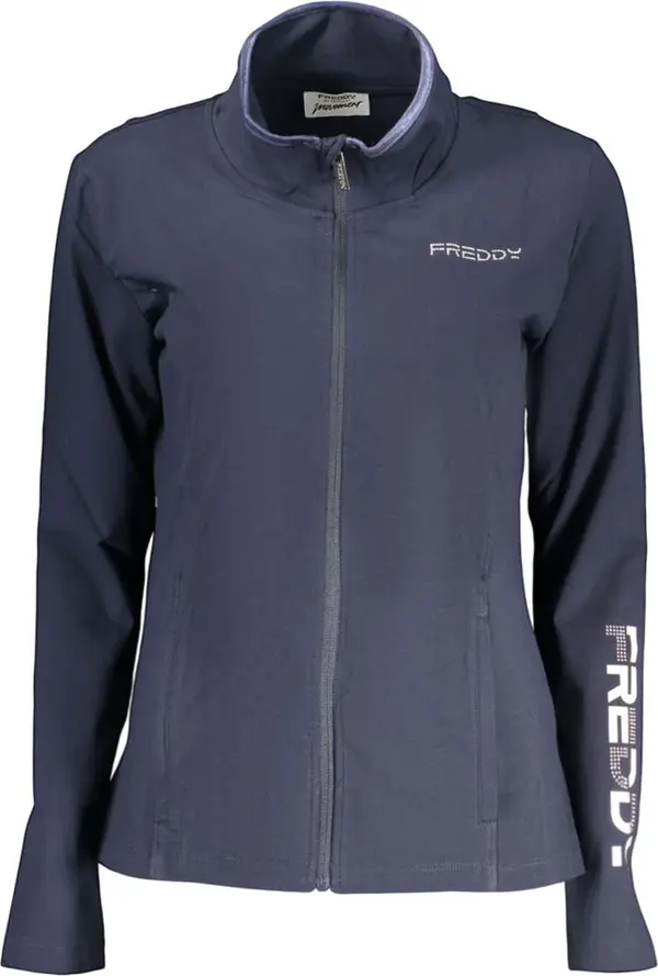 Blue Cotton Women's Sweatshirt