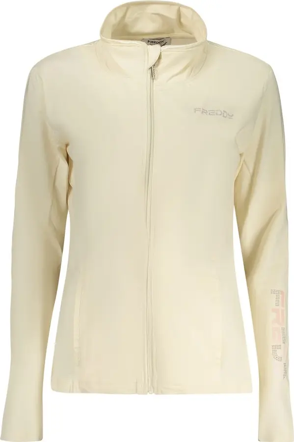 Beige Cotton Women's Sweatshirt
