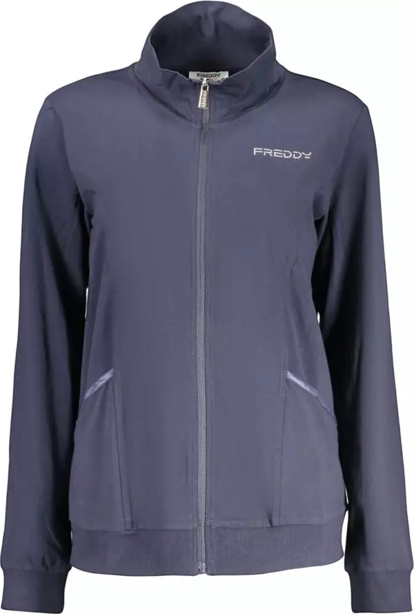 Blue Cotton Women's Sweatshirt
