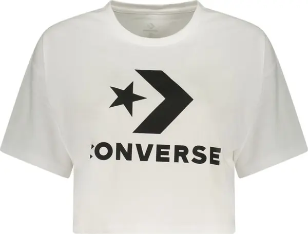 White Cotton Womens T-Shirt