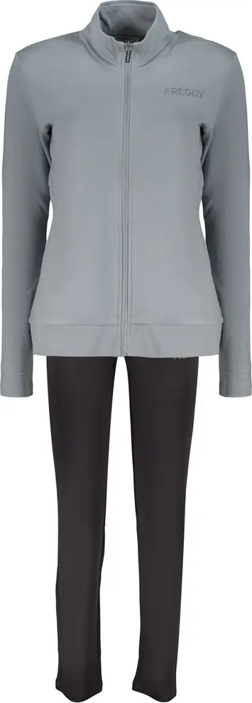 Blue Cotton Women's Sweatshirt Set
