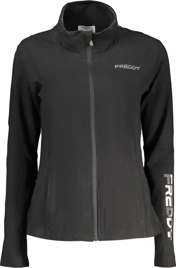 Black Cotton Women's Sweatshirt