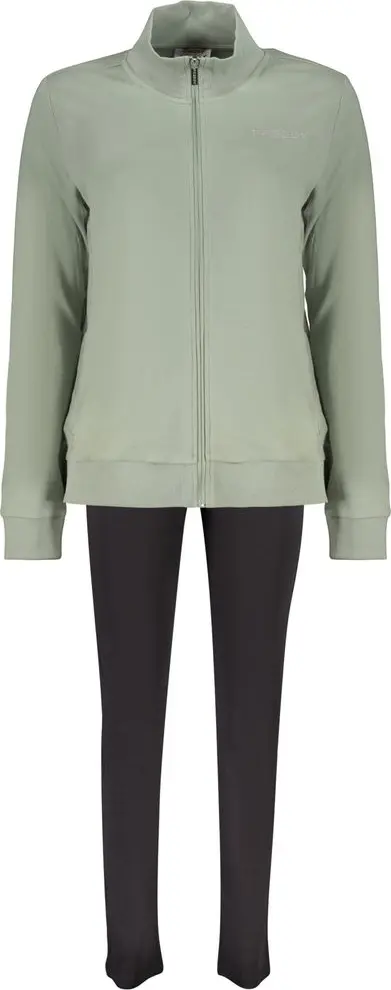 Green Cotton Women Sweatshirt