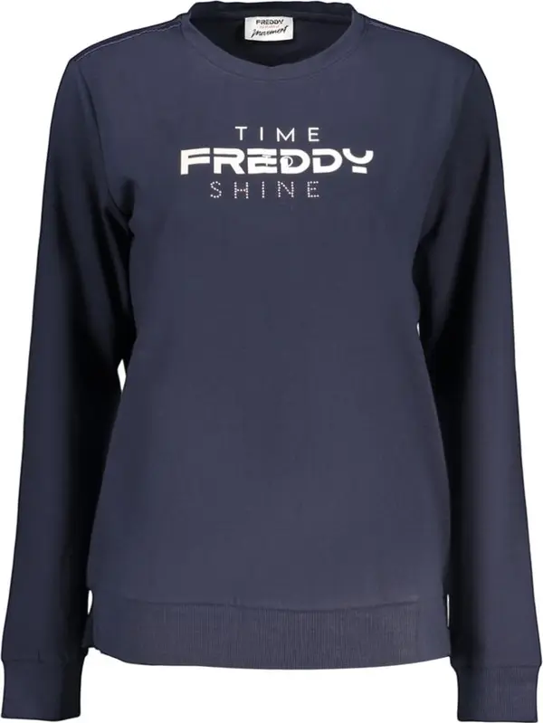 Blue Cotton Women's T-Shirt