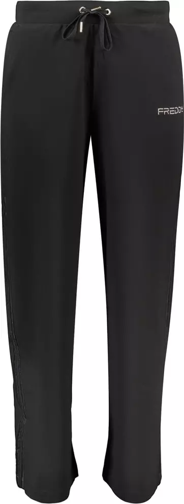 Black Cotton Women's Trousers