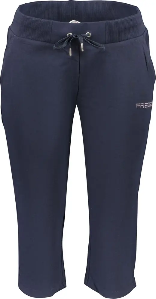 Blue Cotton Women's Pant