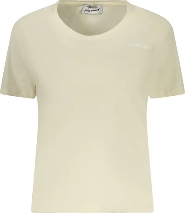 Beige Cotton Women's T-Shirt