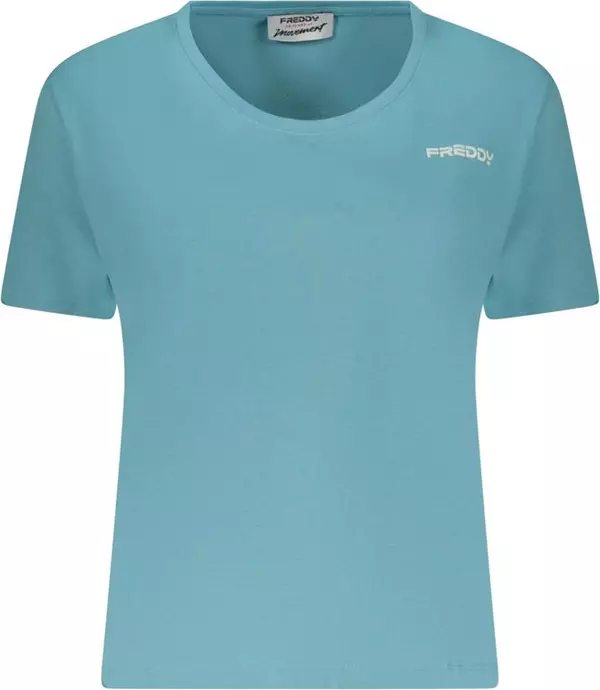 Azzurro Cotton Women's T-Shirt