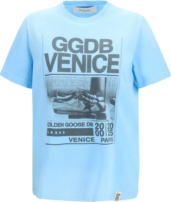 Blue Cotton T-Shirt