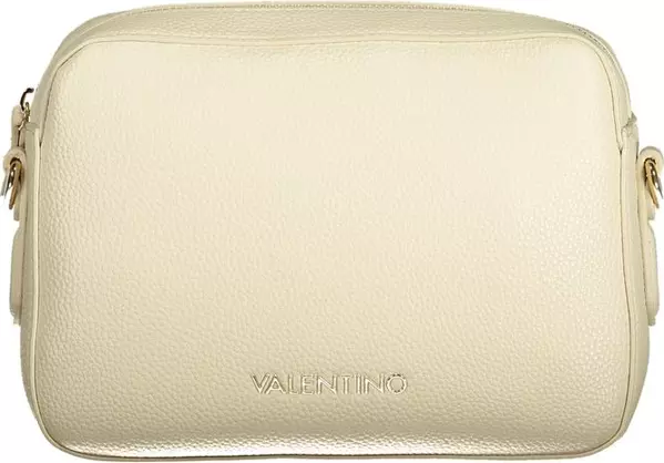 Beige Polyurethane Women's Bag